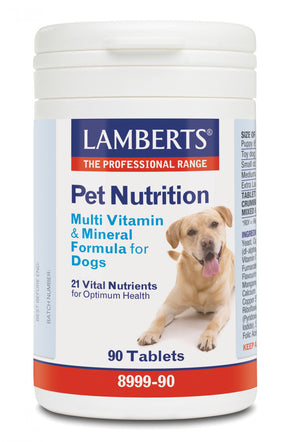 pet nutrition multi vitamin mineral formula for dogs 90s