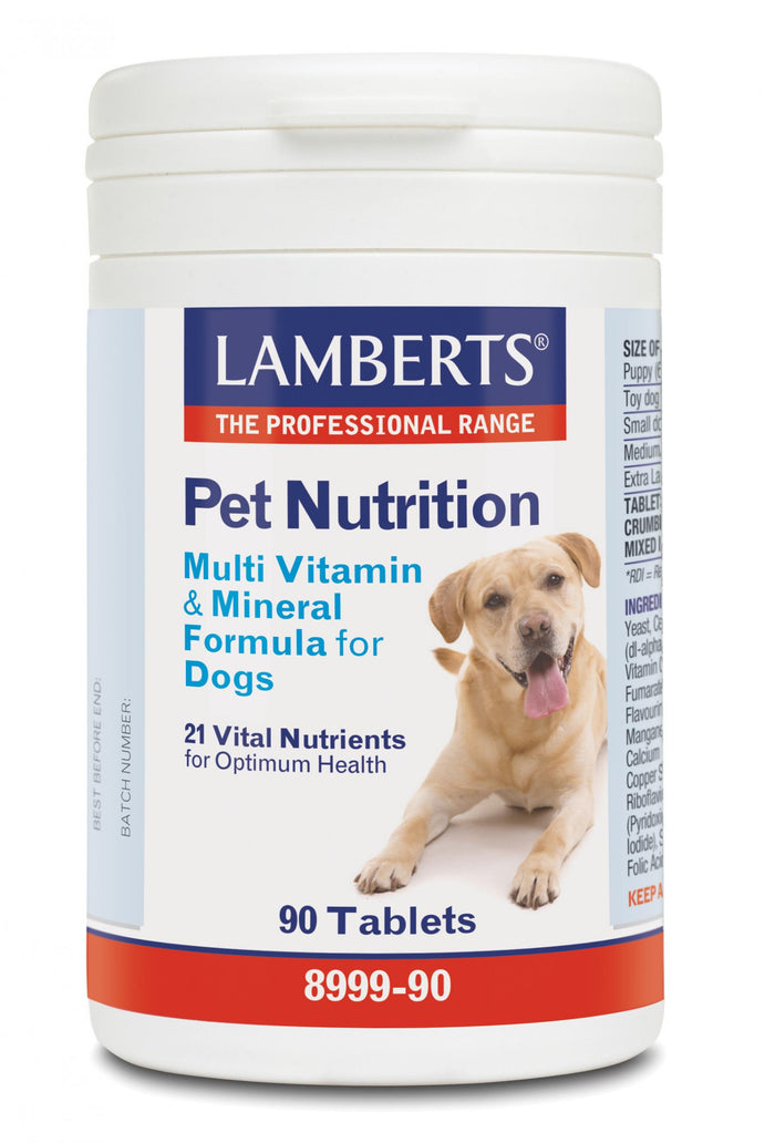 Lamberts Pet Nutrition Multi Vitamin & Mineral Formula for Dogs 90's