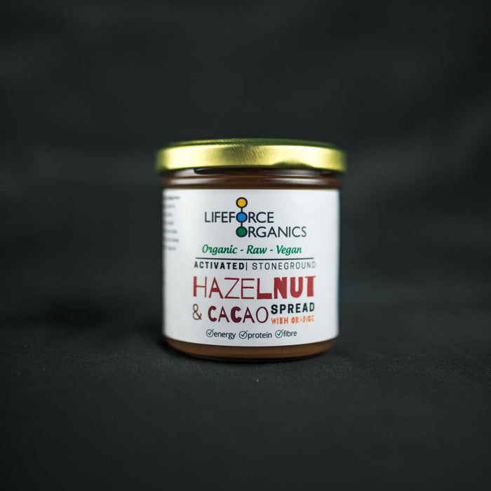 Lifeforce Organics Activated Hazelnut & Cacoa Spread With Orange (Organic) 150g