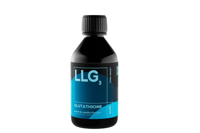 Lipolife LLG3 Glutathione Peach & Vanilla Flavour 240ml (Liposomal)