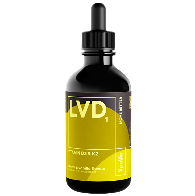 Lipolife LVD1 Vitamin D3 & K2 60ml (Liposomal)
