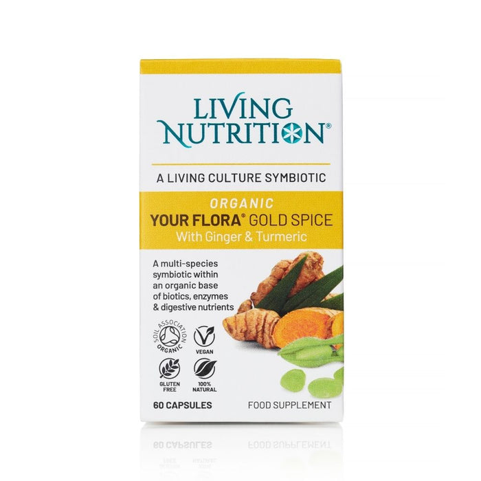 Living Nutrition Organic Your Flora Gold Spice 60's