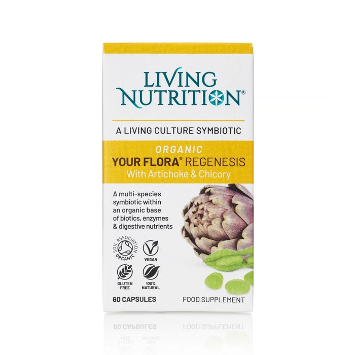 Living Nutrition Organic Your Flora Regenesis 60's