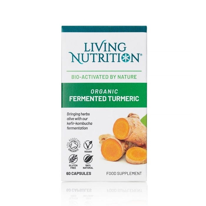 Living Nutrition Organic Fermented Turmeric 60's