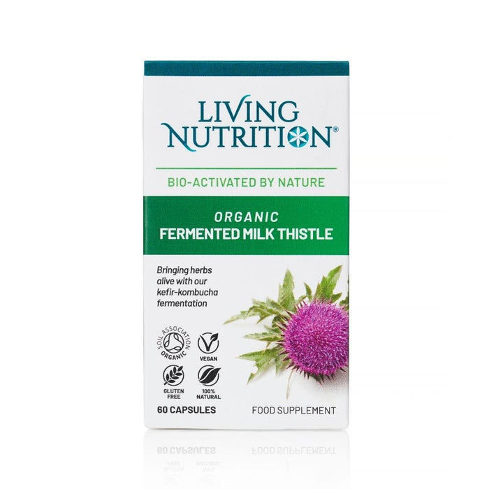 Living Nutrition Organic Fermented Milk Thistle 60's