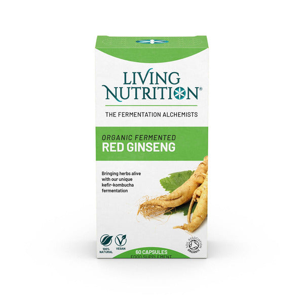 Living Nutrition Organic Fermented Red Ginseng 60's