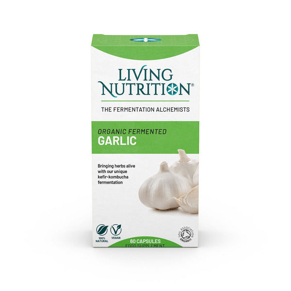 Living Nutrition Organic Fermented Garlic 60's