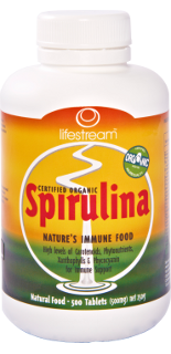 LifeStream Organic Spirulina 500mg 500's