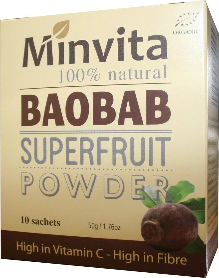 Minvita Baobab Superfruit Sachets 10 x 5g