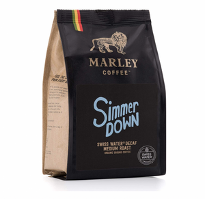Marley Coffee  Simmer Down Swiss Water Decaf Medium Roast Organic Ground Coffee 227g