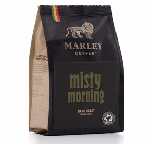Marley Coffee  Misty Morning Dark Roast Ground Coffee 227g