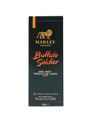 Marley Coffee  Buffalo Soldier Dark Roast Organic Nespresso Capsules