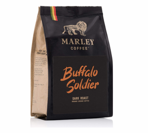 Marley Coffee  Buffalo Soldier Dark Roast Organic Ground Coffee 227g