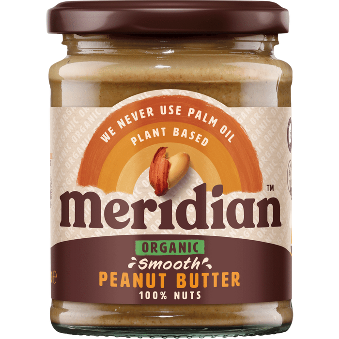 Meridian Organic Smooth Peanut Butter 100% Nuts 280g