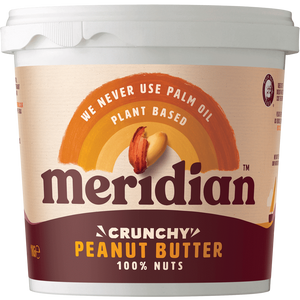 Meridian Crunchy Peanut Butter 100% Nuts 1kg