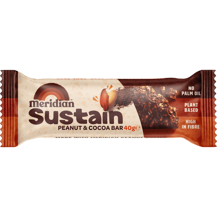 Meridian Sustain Peanut & Cocoa Bar 40g
