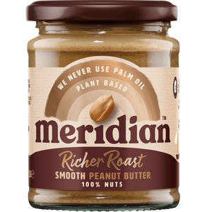 Meridian Richer Roast Smooth Peanut Butter 100% Nuts 280g