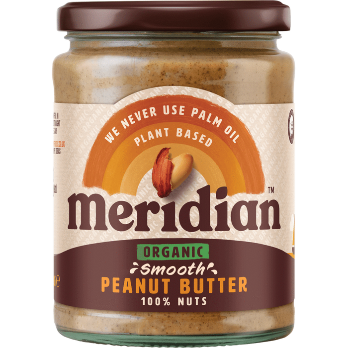 Meridian Organic Smooth Peanut Butter 100% Nuts 470g