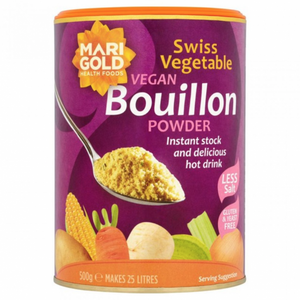 Marigold Health Foods Vegan Bouillon Powder (Less Salt) 500g