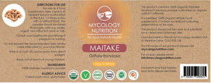 Mycology Nutrition Maitake (Grifola frondosa) 120g