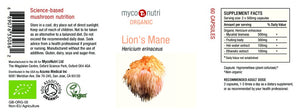 lions mane organic 60s