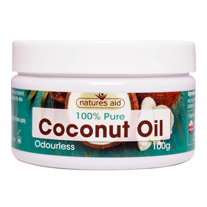Natures Aid Coconut Oil 100g (Odourless) Skin Cream