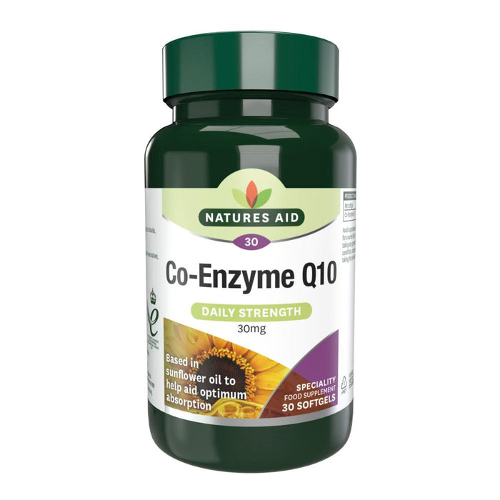 Natures Aid Co-Enzyme Q10 (Daily Strength) 30mg 30's