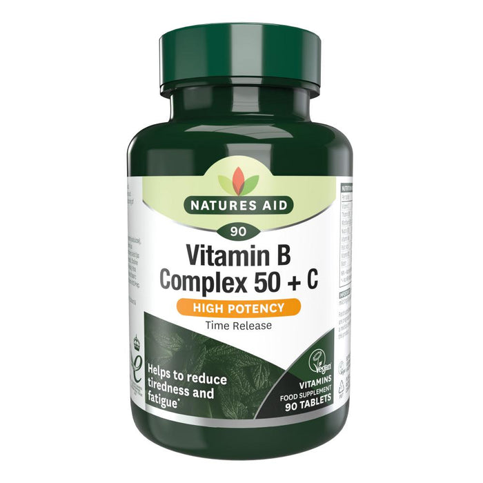 Natures Aid Vitamin B Complex 50 + C 90's