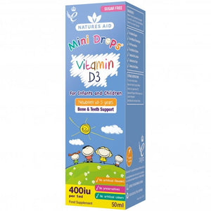vitamin d3 400iu drops for infants children 50ml