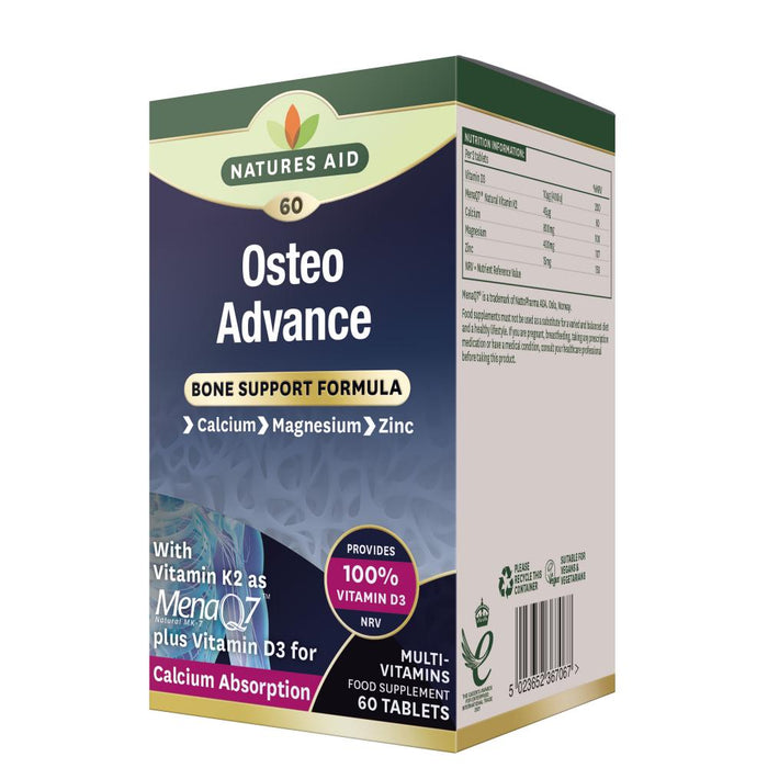 Natures Aid Osteo Advance (Bone Support Formula) 60's