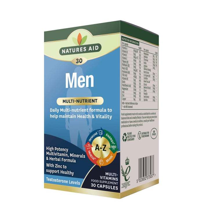 Natures Aid Men Multi-Nutrient 30's
