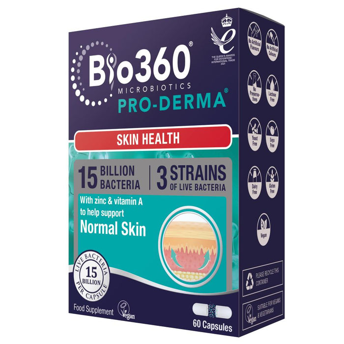 Natures Aid Bio360 Pro-Derma Skin Health 60's