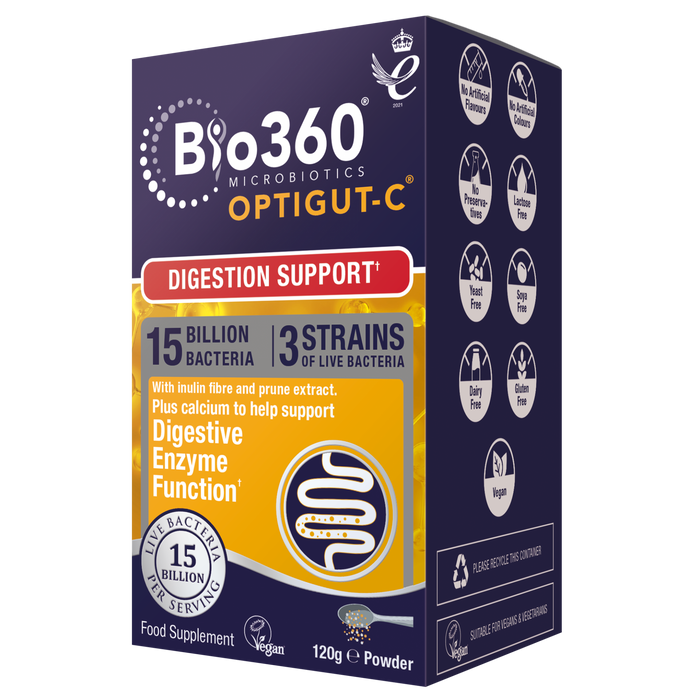 Natures Aid Bio360 OptiGut-C (Digestion Support) 120g