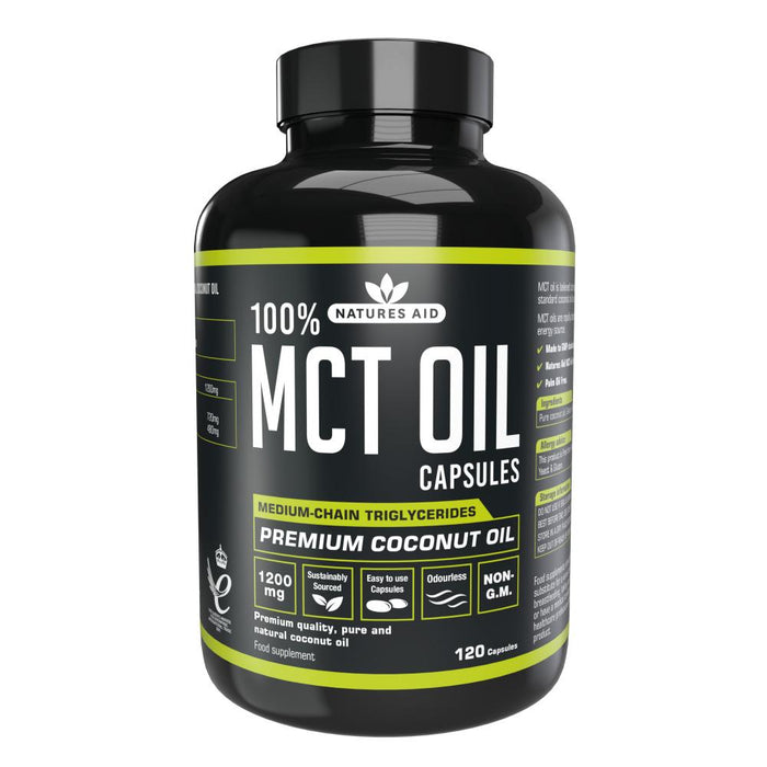 Natures Aid 100% MCT Oil (Capsules) 120's