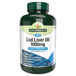 cod liver oil 1000mg 180s 1