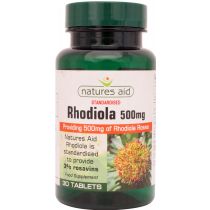 Natures Aid Rhodiola 500mg 30's