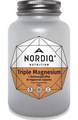 Nordiq Nutrition Triple Magnesium + Ashwagandha 60's