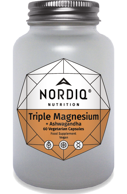 Nordiq Nutrition Triple Magnesium + Ashwagandha 60's
