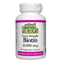 Natural Factors Biotin 10,000mcg 60's