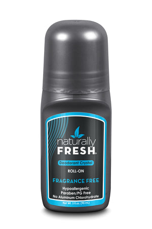 Naturally Fresh Deodorant Crystal Roll-On Fragrance Free 90ml (Grey)