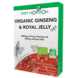New Horizon (Formerly Diet Horizon) Organic Ginseng & Royal Jelly 10ml - 20 phials