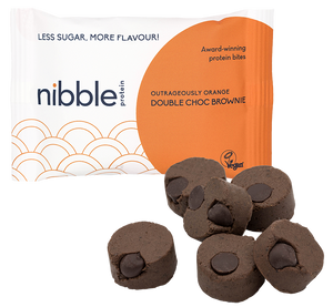 Nibble Protein Outrageously Orange Double Choc Brownie 12x36g (Case)