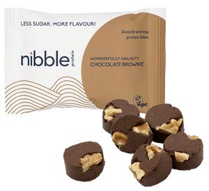 Nibble Protein Wonderfully Walnuty Chocolate Brownie 12x36g (Case)