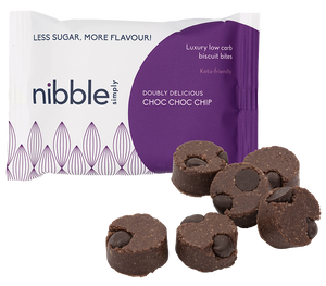 Nibble Simply Doubly Delicious Choc Choc Chip 12x36g (Case)