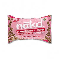Nakd Strawberries & Cream Fruit & Nut Nibbles 18 x 40g bags (CASE)