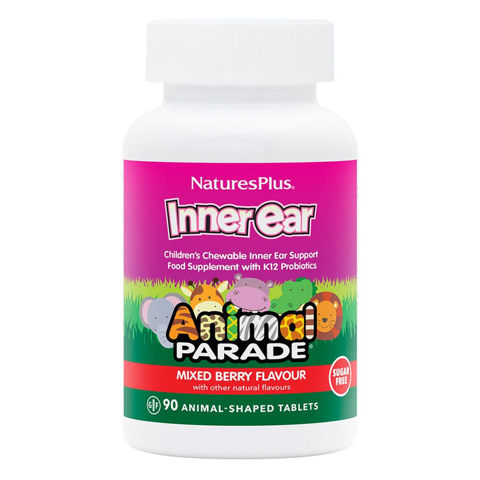 Nature's Plus Inner Ear Animal Parade Mixed Berry Flavour 90's