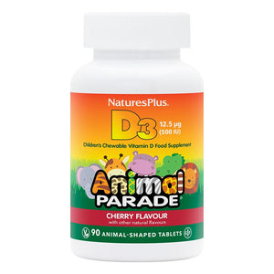 source of life animal parade vitamin d3 natural cherry flavour 90s