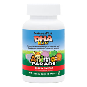 source of life animal parade childrens chewable dha natural cherry flavour 90s
