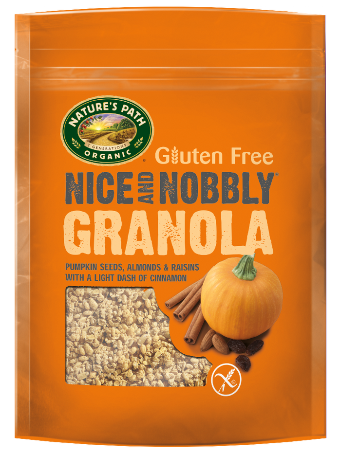 Nature's Path Organic Gluten Free Granola Pumpkin Seeds, Almonds, Raisins & Cinnamon 300g