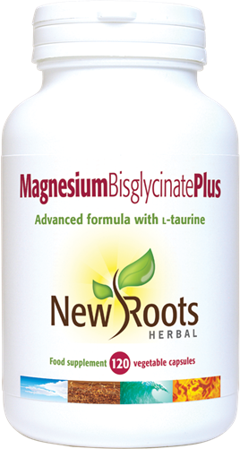 New Roots Herbal Magnesium Bisglycinate Plus 120's